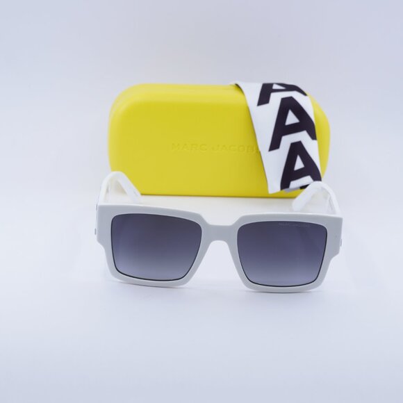 Marc Jacobs MARC 739/S 0CCP 90 Sunglasses White Square Frame, Grey Lenses - Picture 10 of 10